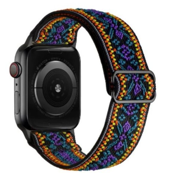 NEW[BAND] Nylon Adjustable Strap For Apple Watch L - Picture 1 of 4
